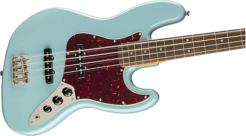 Miniatura 4 de Squier Classic Vibe 60s Jazz Bass, Daphne Blue, Diapasón de laurel