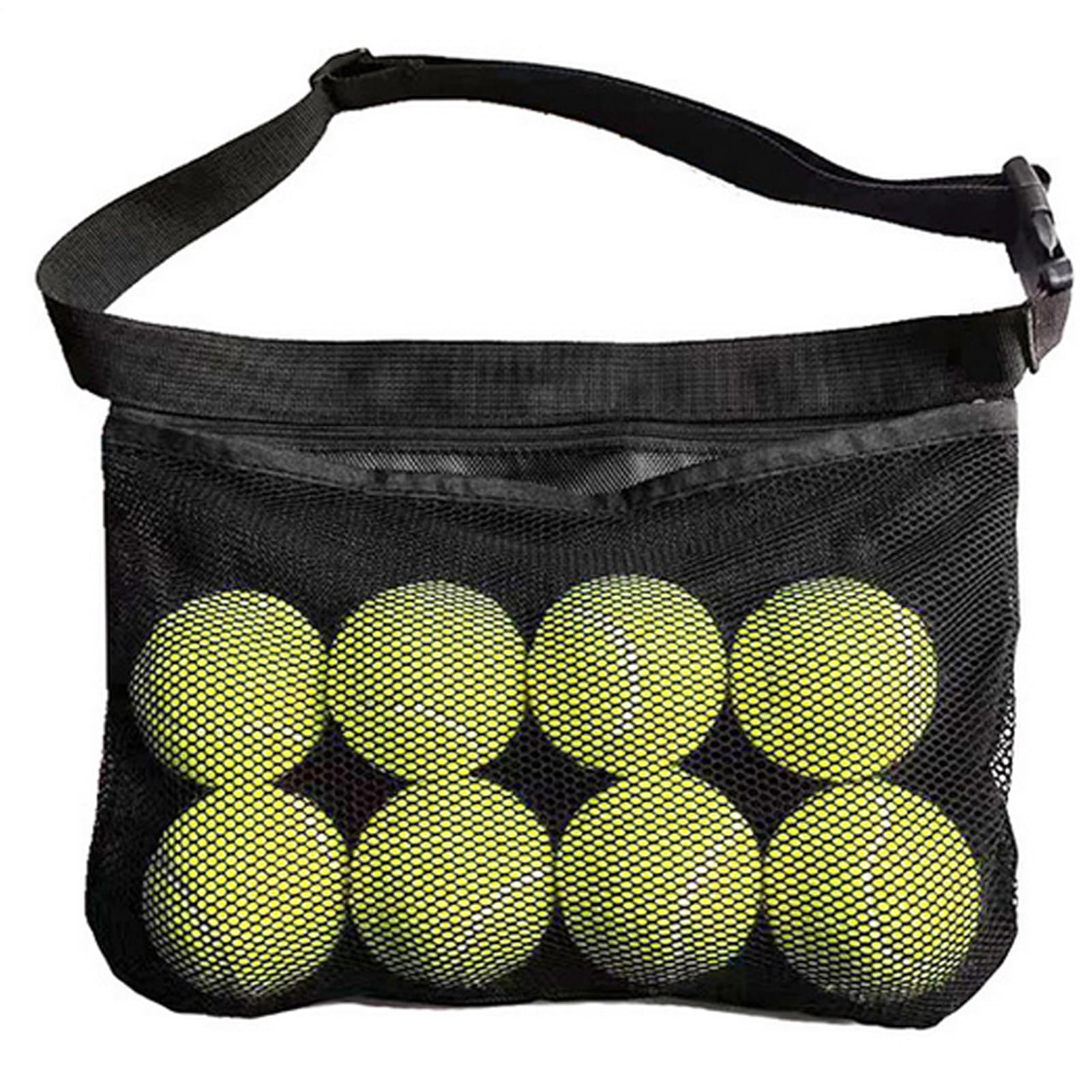 Genérico Soporte para Pelotas De Tenis con Banda, Bolsa De Recogida De Pelotas De Pickleball para Cinturón, Riñonera Ajustable para Béisbol Pickleball Y Bolsa De Almacenamiento Portátil para Golf