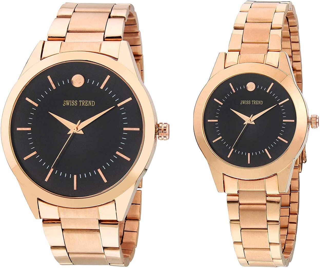 Swiss TrendClassic Atractive Unisex Couple Watche for Mens||Womens