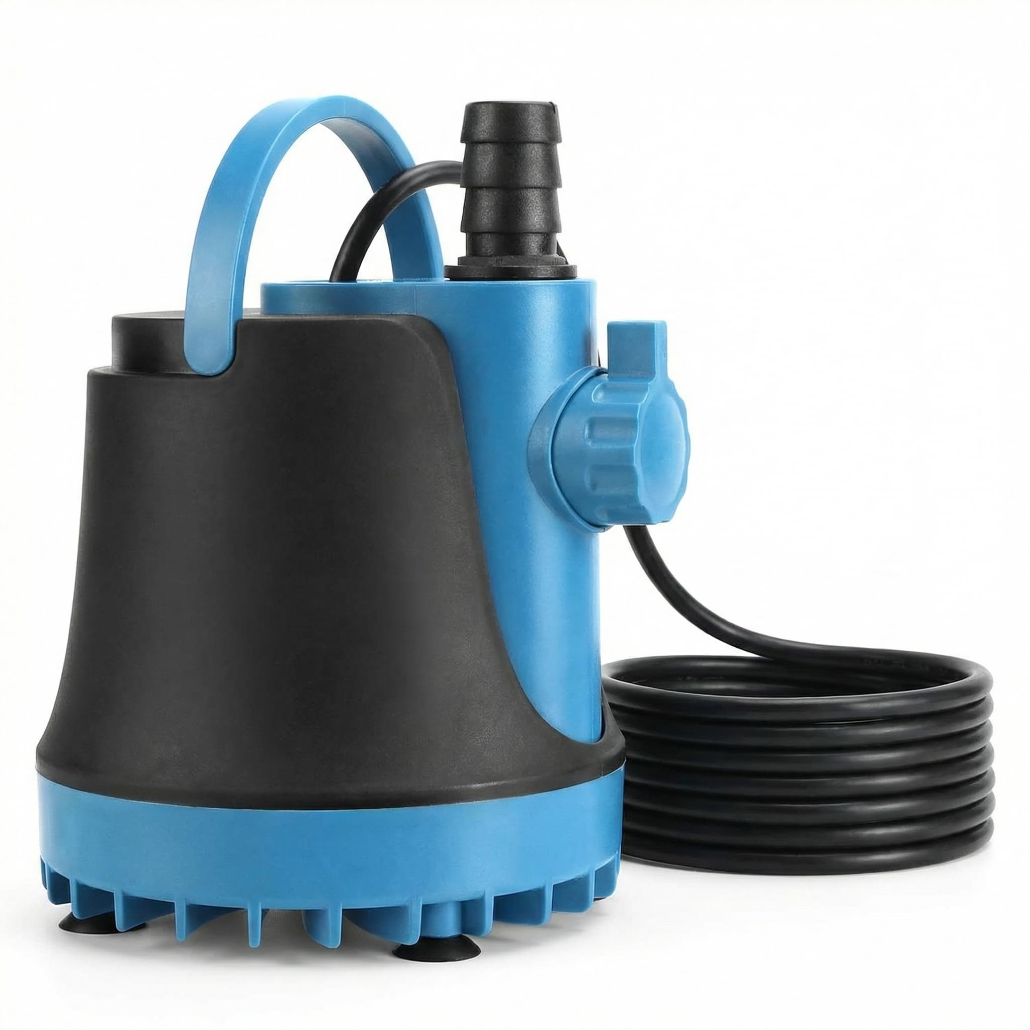 QWORK® Bomba de Agua Pequeña 35W, 2000L/H, Altura de Elevación 2,5M - Bomba Sumergible para Acuario, Estanque, Fuente de Jardin