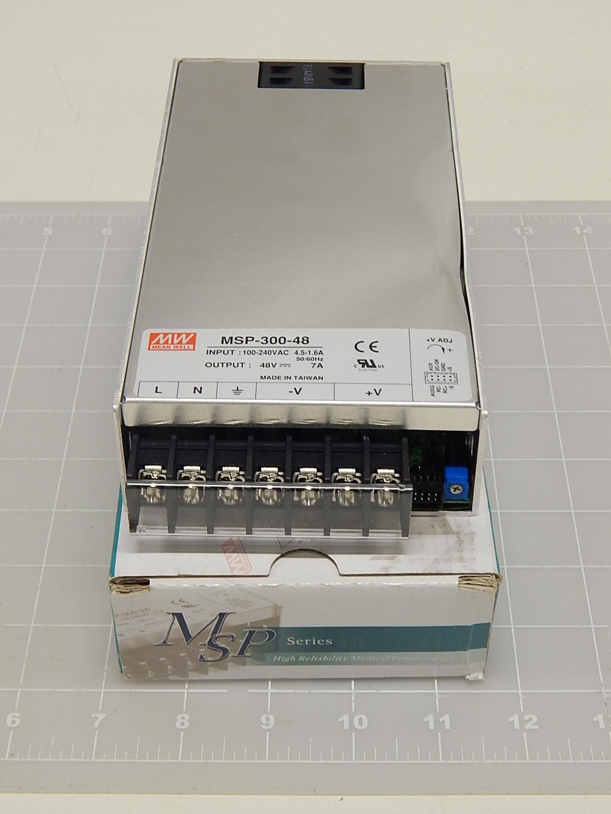 Alimentation MSP-300-48 Mean Well pour automatisation SWATEE ELECTRONICS