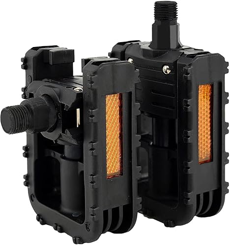 Pedales de bicicleta plegables - Pedales de bicicleta de 9/16 pulgadas Bicicletas de montaña Bicicletas de carretera Pedales de plataforma Pedales