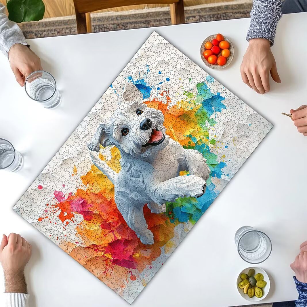 Puzzle 1500 Pièces Adultes, Puzzle 1500 Pieces Chien, Cadeau Femme -2174