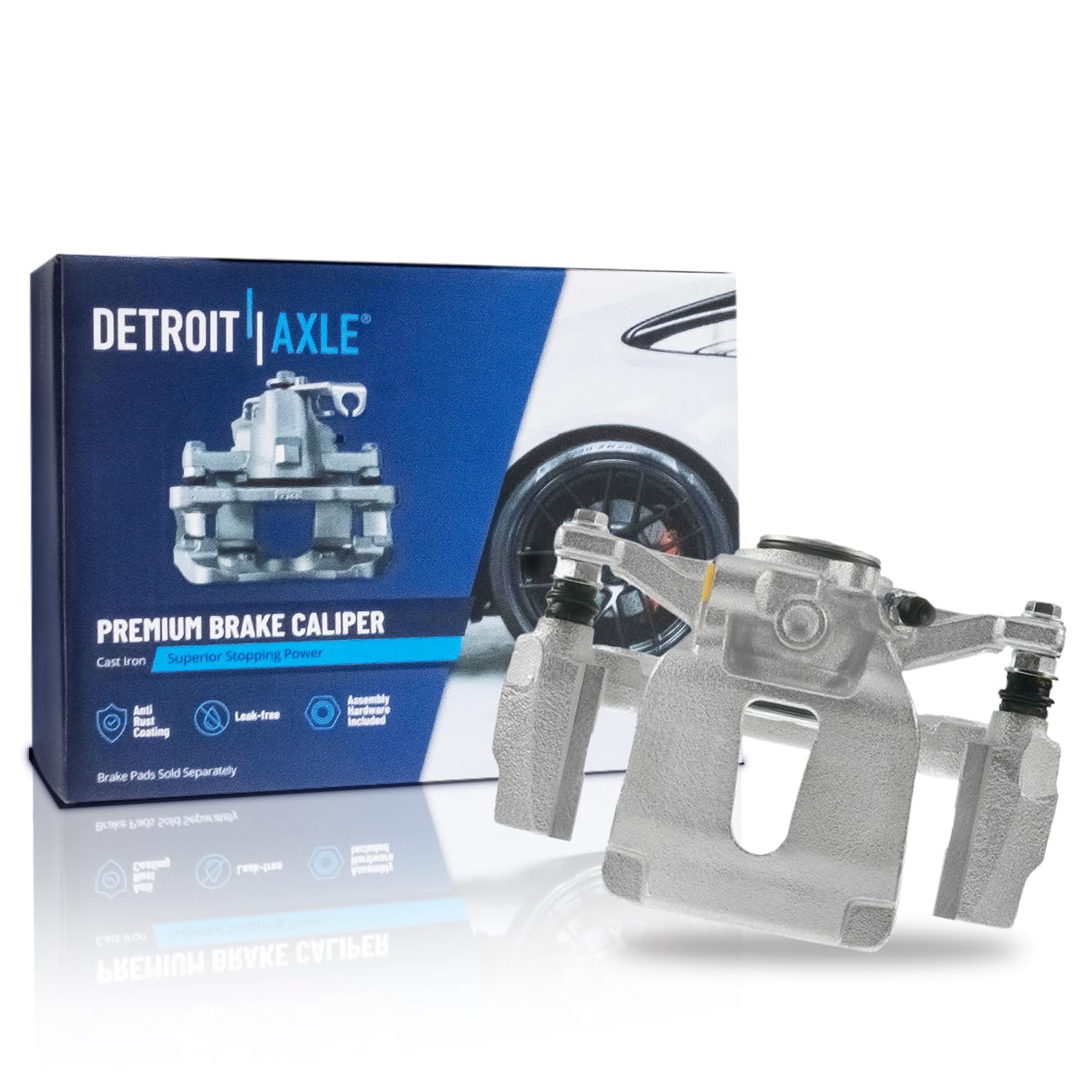 Detroit Axle - Rear Right Brake Caliper for 2015 2016 2017 Ford F-150