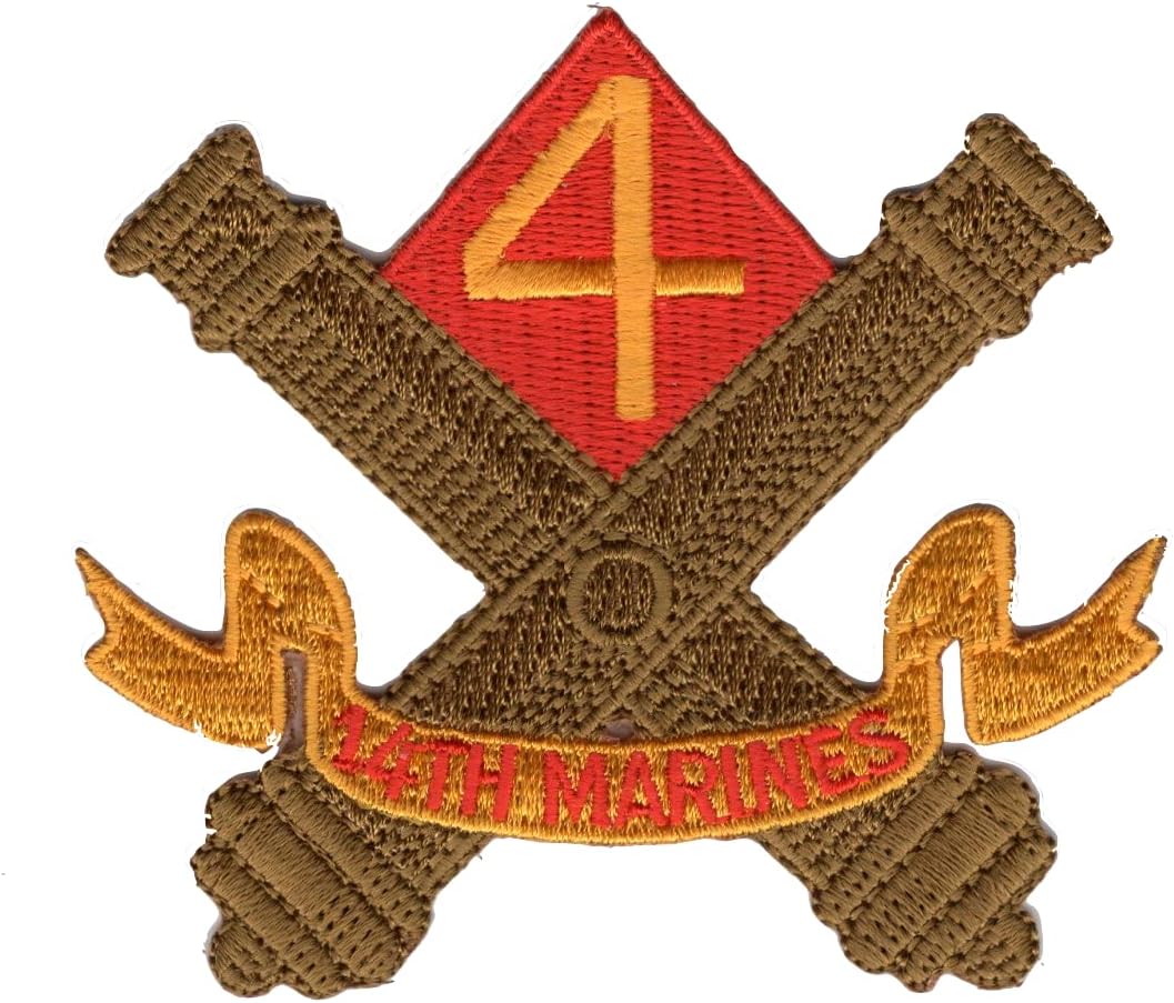 14th Marines 4th Division Artillery Collectible Novelty Patch
