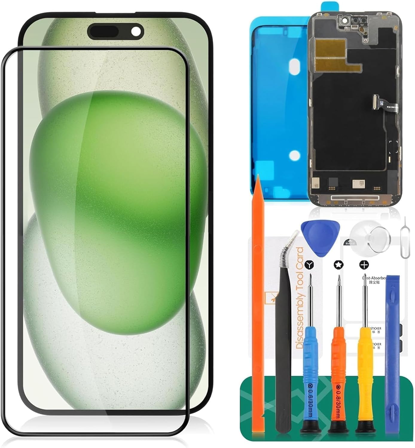 TFT for iPhone 14 Pro LCD Display for iPhone 14 Pro Screen Replacement for A2890, A2650, A2889, A2892 Touch Screen Digitizer Assembly Repair Kits Black
