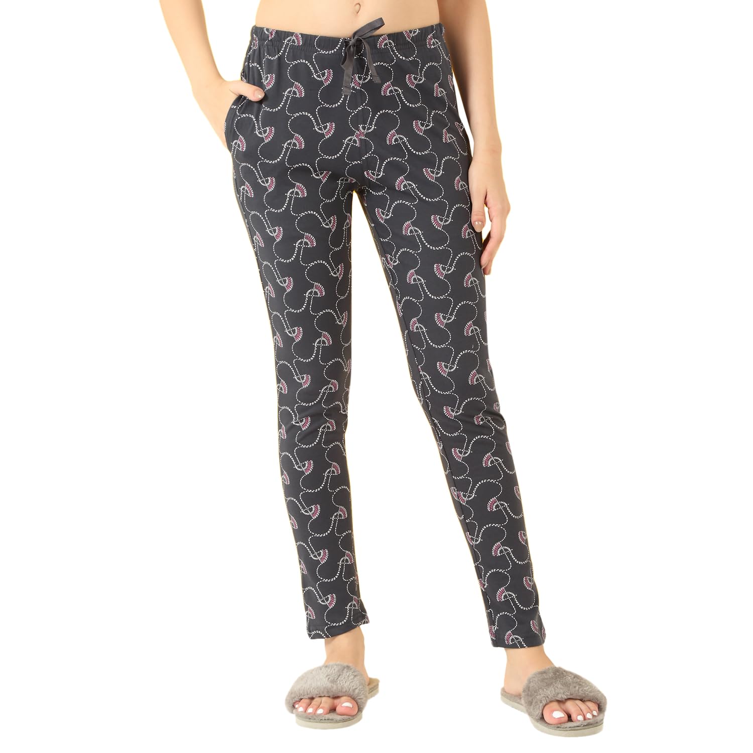 Sweet Dreams Women's Abstract Printed Pyjama