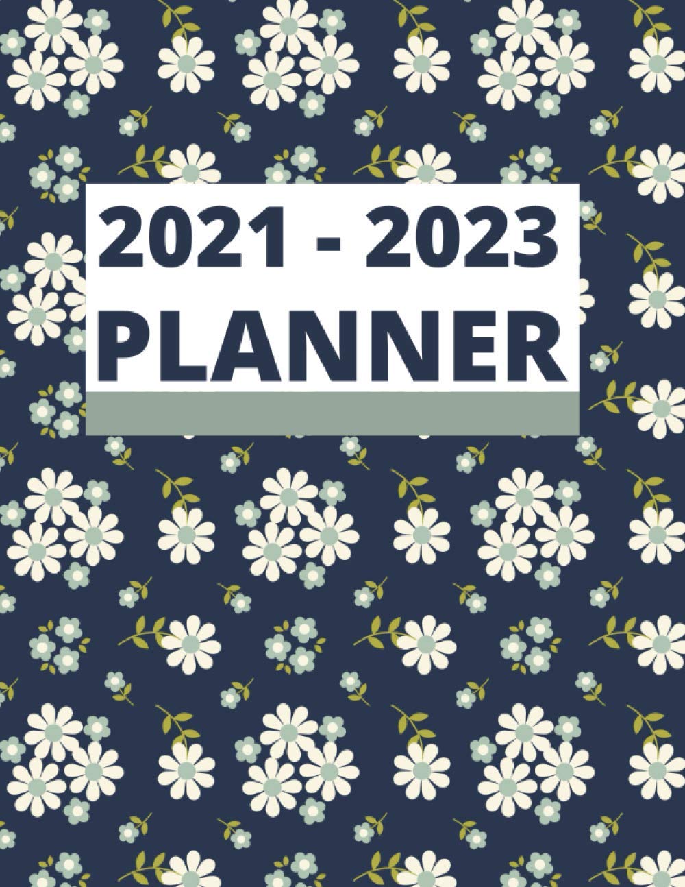 2021-2022-2023 THREE YEAR PLANNER- Yearly, Monthly and Daily Task Planner: Student, Teachers and Professionals