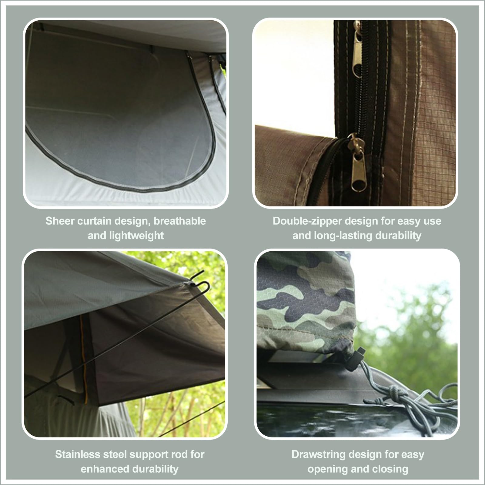 Tienda De Campaña Para Techo De Coche, Tienda De Campaña Impermeable Para Techo De Coche, Ideal Para Viajes Por Carretera Y Desplazamientos De Larga Distancia