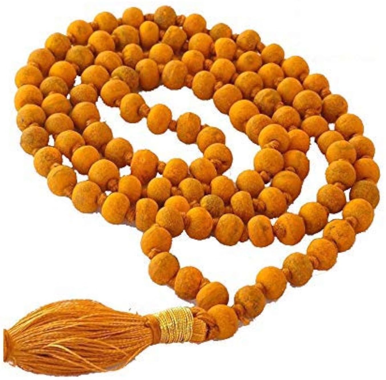 Real and Pure Haldi Mala for Pooja (Astrology) (108+1 Beads) AAA Quality.1 Pack-picture-22