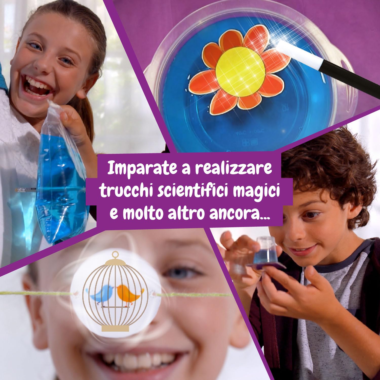 Science4you Scienza della Magia - Giochi di Magia con 28 Trucchi - Kit per Bambini 7 8 9+ Anni con Pozioni Magiche e Altro ancora, Regalo Educativo per Bambino e Bambina 7 8 9+ Anni