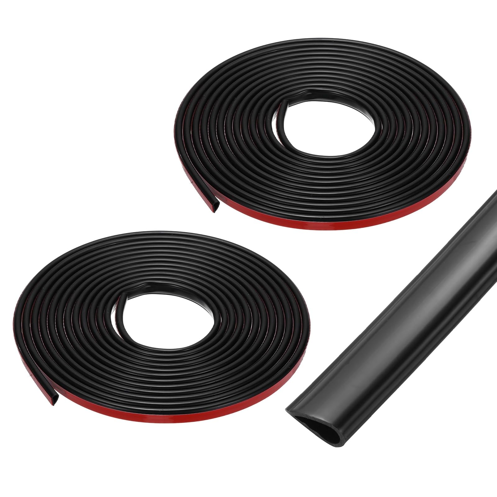 Bande d'étanchéité autocollante silicone noir 7.5m pour l'isolation de vos portes et fenêtres