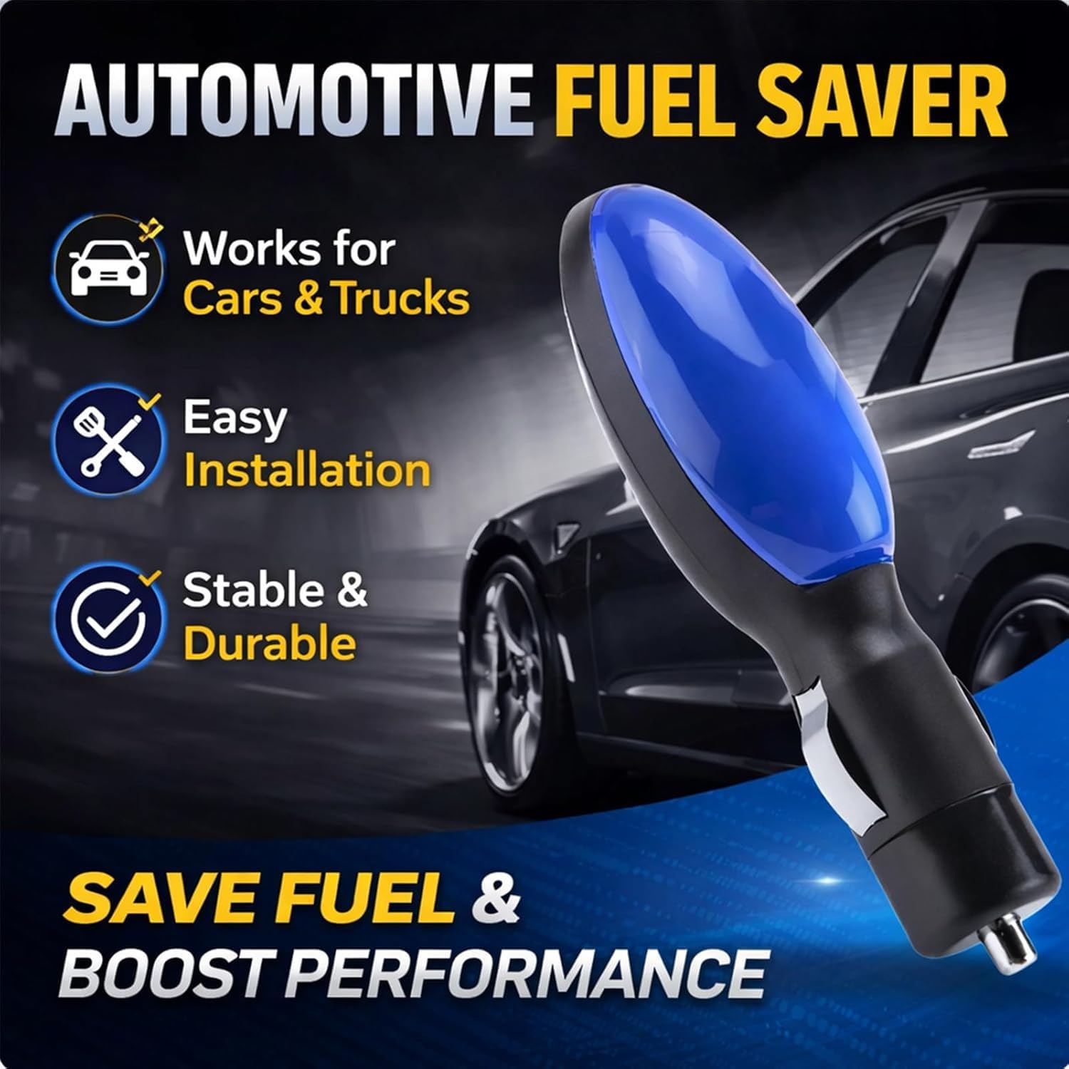 Car Part Fuel Saver, 2026 Upgraded Gas Saver Device, Advanced Fuel Saving Device and Gas Economizer for Optimal Fuel Efficiency, Universal Fuel Gas Saver for All Cars (2PCS) — view 4