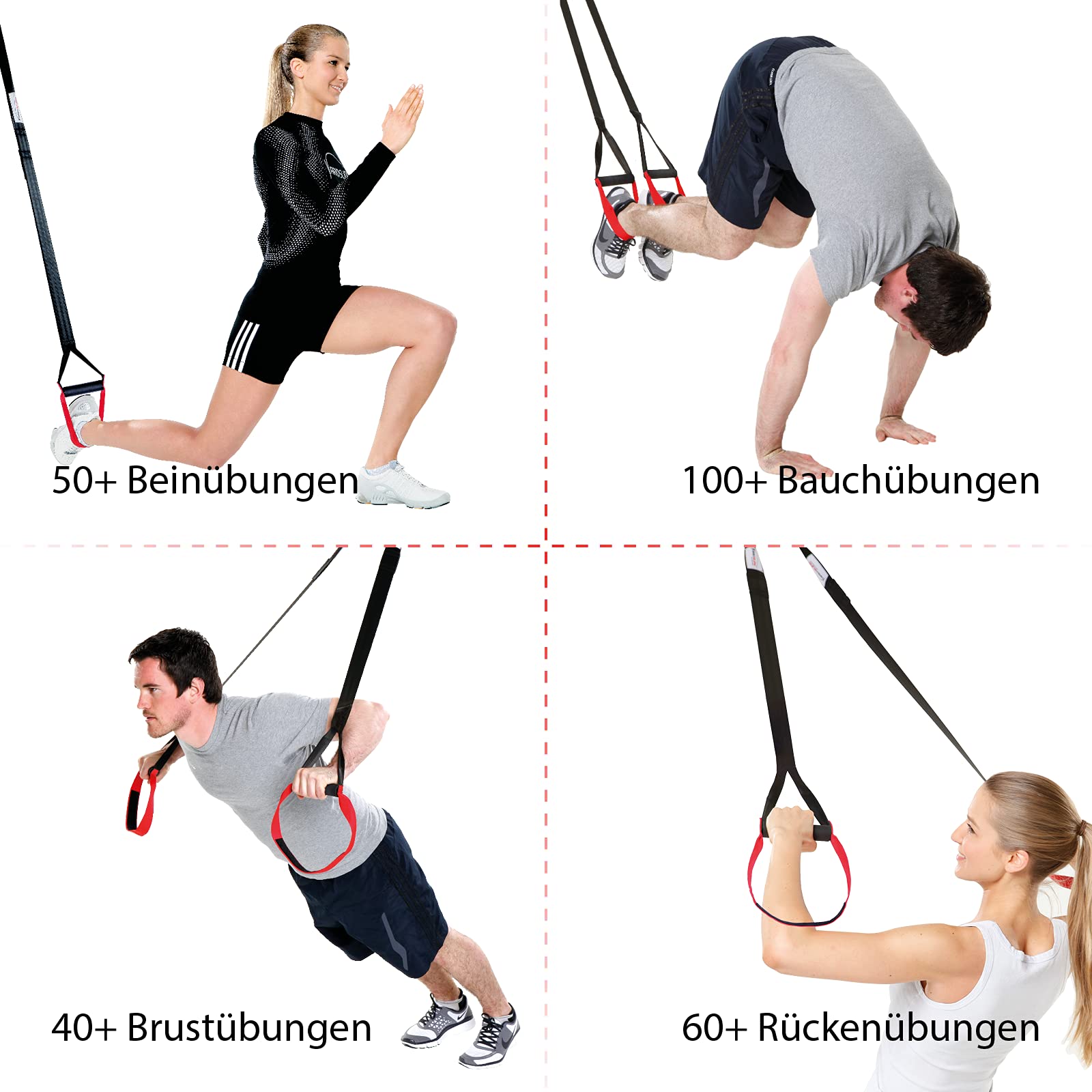 Original Sling Trainer Modell 2025 Schlingentrainer mit DVD Übungs-Poster + Sicherheitshinweise für Ganzkörpertraining