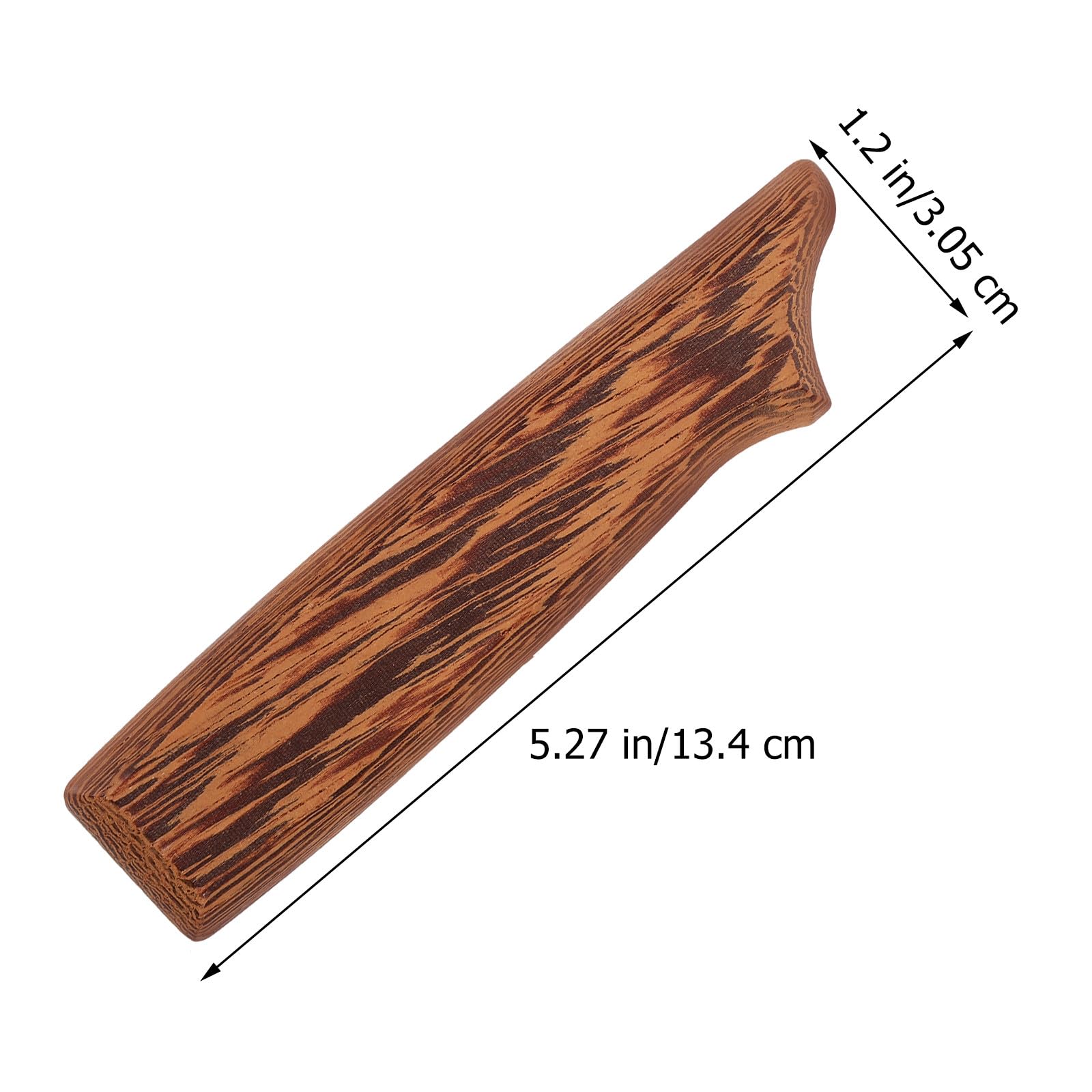 Manici Antiscivolo Legno da Coltelli Pezzi 2 Marrone Cucina Impugnatura Ricambi