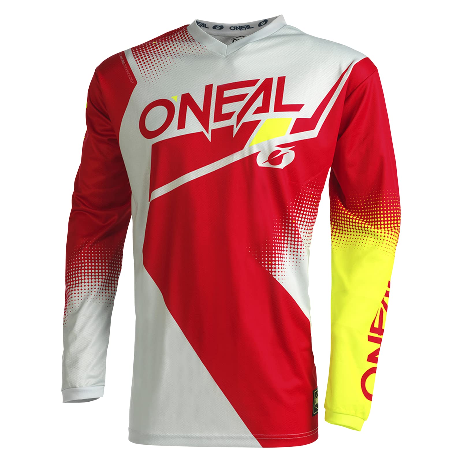 O'NEAL | Maillot de Motocross de Manga Larga | MX Enduro | Protección Acolchada en los Codos, Cuello en V, Transpirable | Maillot Element Racewear | Adulto — view 5