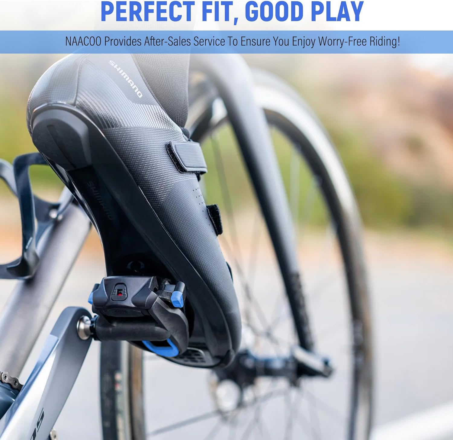 NAACOO SPD-SL Bike Cleats Compatible with Shimano SPD-SL Road Pedals, Durable 3-Hole Cycling Shoe Clips for Efficient Power Transfer, 0°/2°/6° Float Optional - Image 5