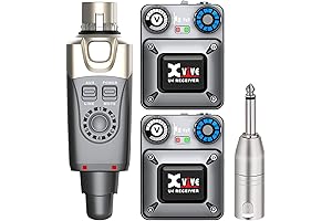 xvive U4R2 Wireless in-Ear Monitor System with One Transmitter and Two Receivers