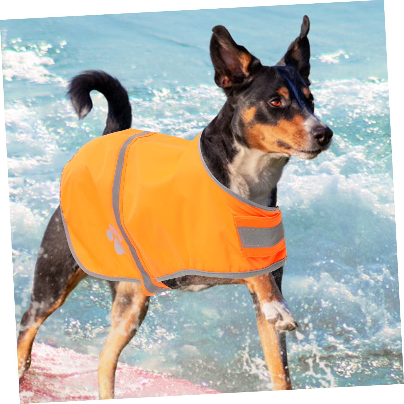 Sosoport 5stücke Hundeweste Reflektierend Fluoreszierende Warnweste Für Hunde Verstellbar Aus Atmungsaktivem Oxford Outdoor-aktivitäten Sicheres Und Stylisches Hundezubehör