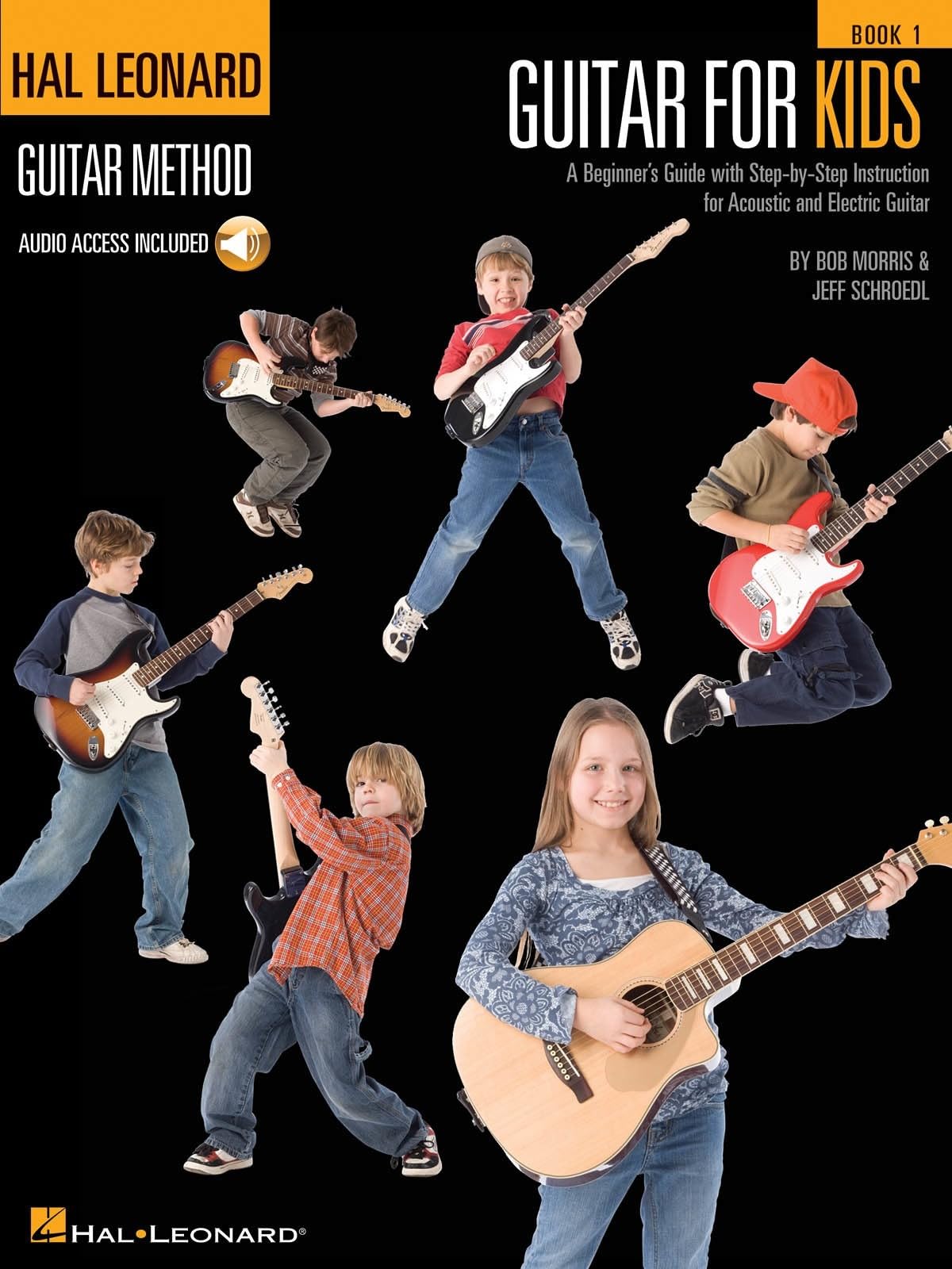 Hal Leonard Guitar Method - Guitar for Kids, Book 1 | Easy Guitar Lessons with Online Audio Access | Acoustic or Electric Guitar Instruction for Children | Learn Guitar with Popular Songs and Chords