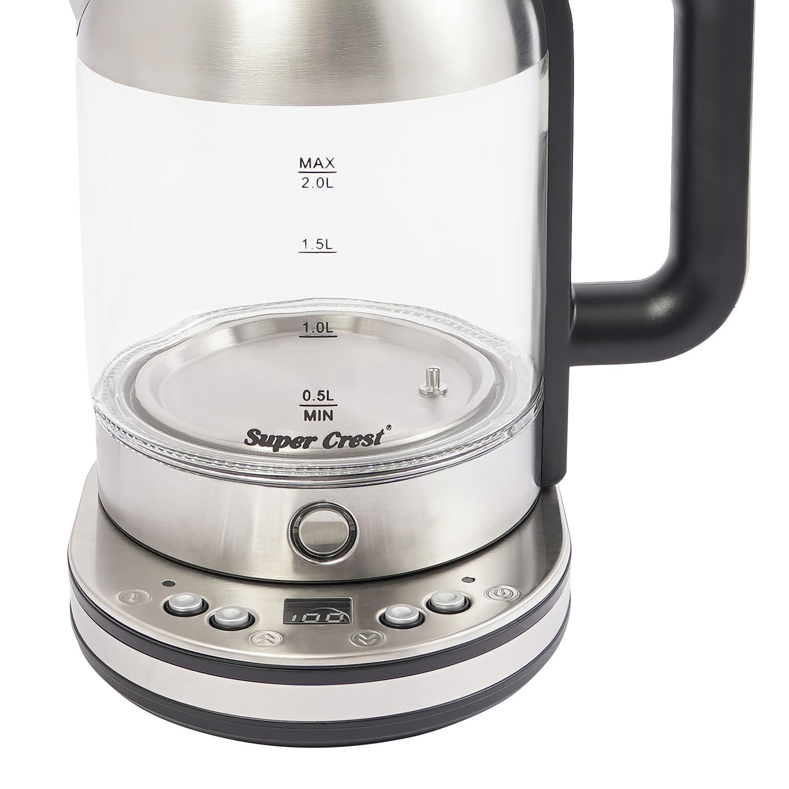Máquina De Té Turco,Hervidor Eléctrico Doble 2,5 L Con Tetera De Vidrio 1l 2000w Ajuste De Temperación Y Función De Mantenimiento Caliente,Para Familia Y Aficionado Del Té