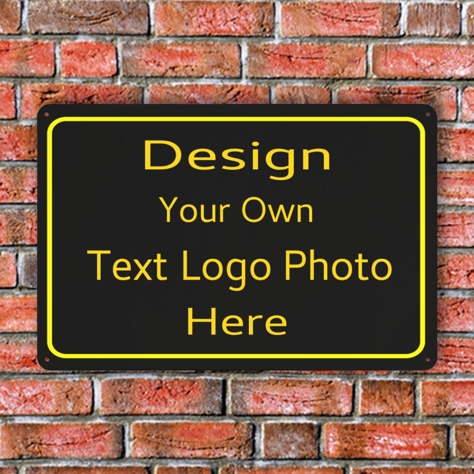 Custom Signs Outdoor Metal Sign - Personalized Signs for Office, Home, Hazard,Road, Decorative 8x12 in