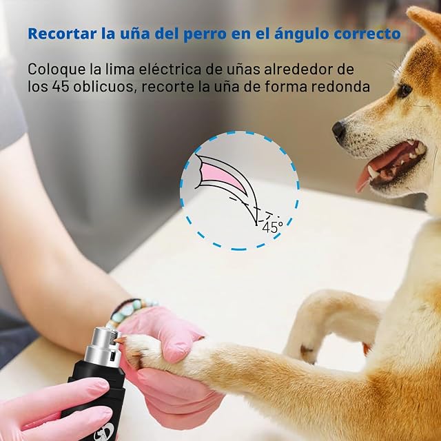 Foto 7 de 8 de Casfuy Lima de Uñas Eléctrica para Perros Actualizado