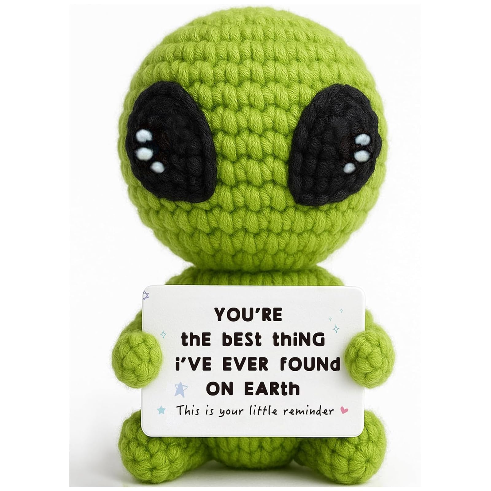 Crochet Toys, Soft Toy for Emotional Support Decor, Cute Plushies for Desk and Nursery, Unique Gift for Young Adults and Office Workers,Green-image-44