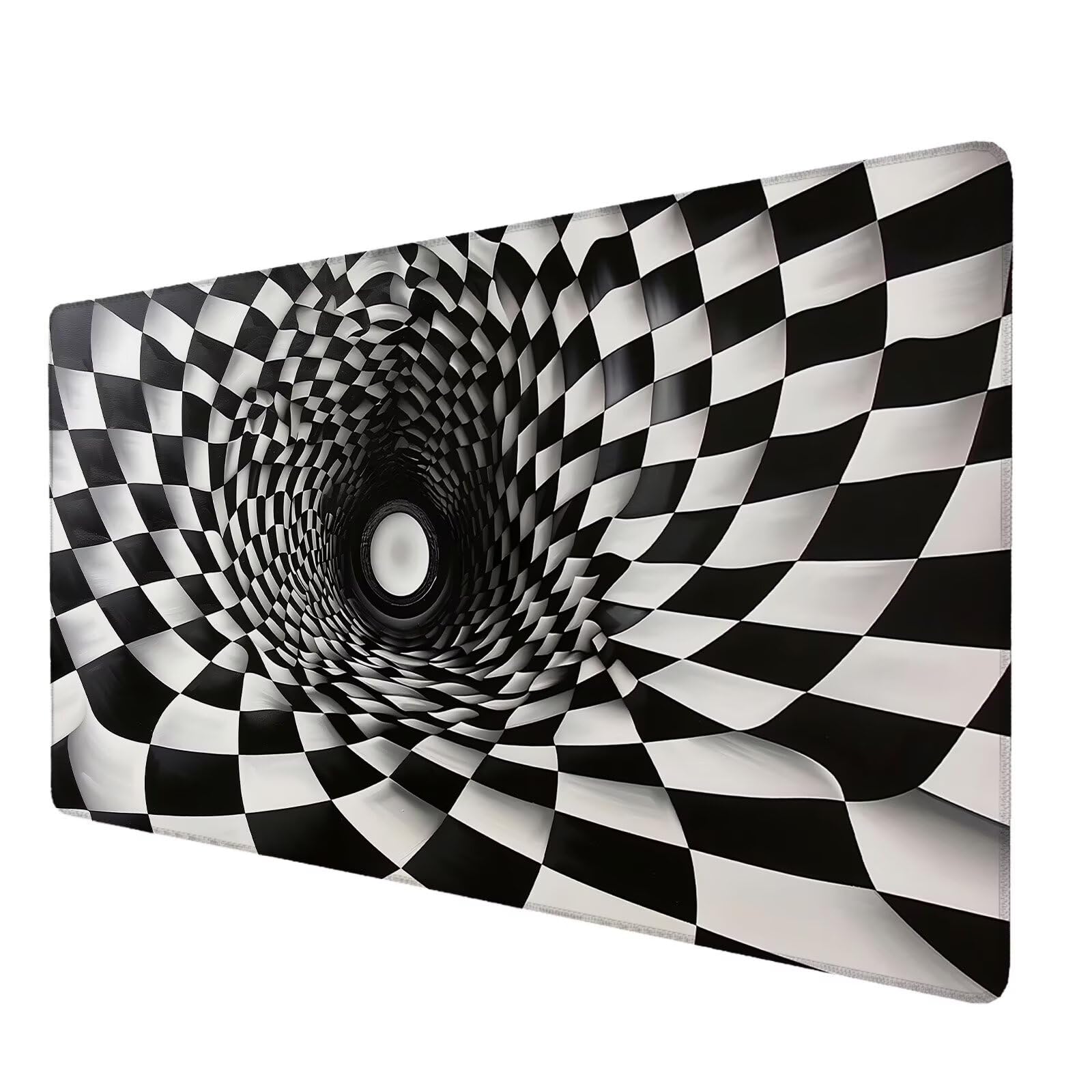 Alfombrilla Ratón Gaming, 1500x600x4 mm Alfombrilla Ratón XXL Remolino, Impermeable Alfombrilla Escritorio con Tela de Micro Tejido Superior, Base Antideslizante, Mouse Pad para Juegos (Simple) R-3