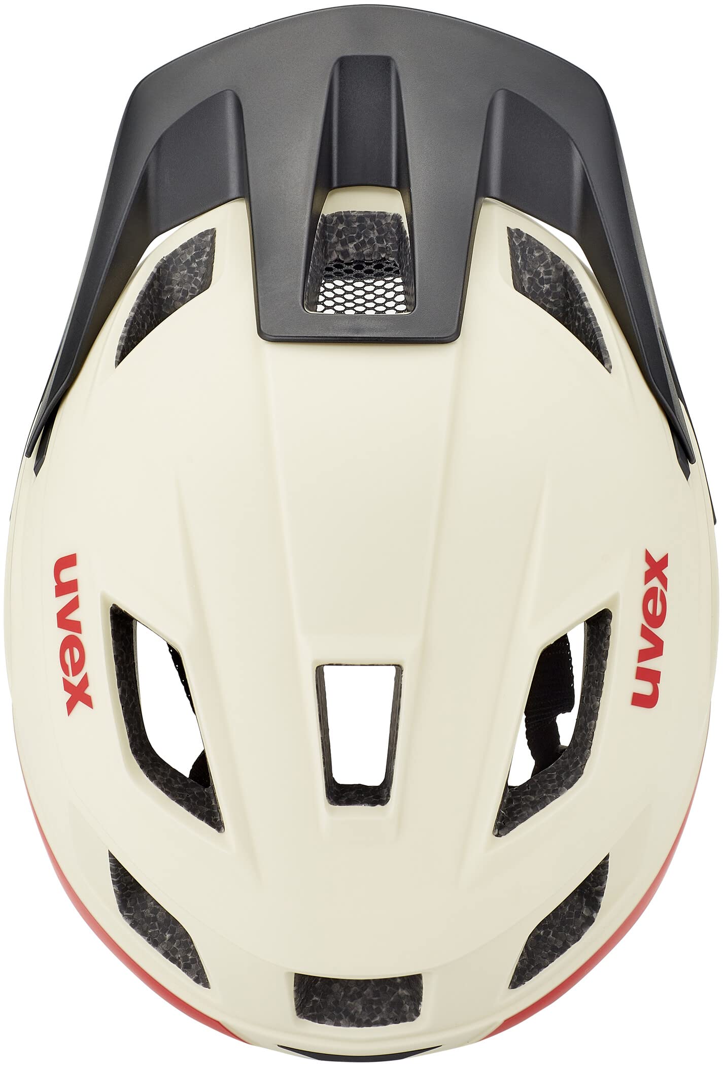 uvex access - lekki kask MTB unisex - indywidualna regulacja wielkości - udoskonalona wentylacja - sand red matt - 57-62 cm