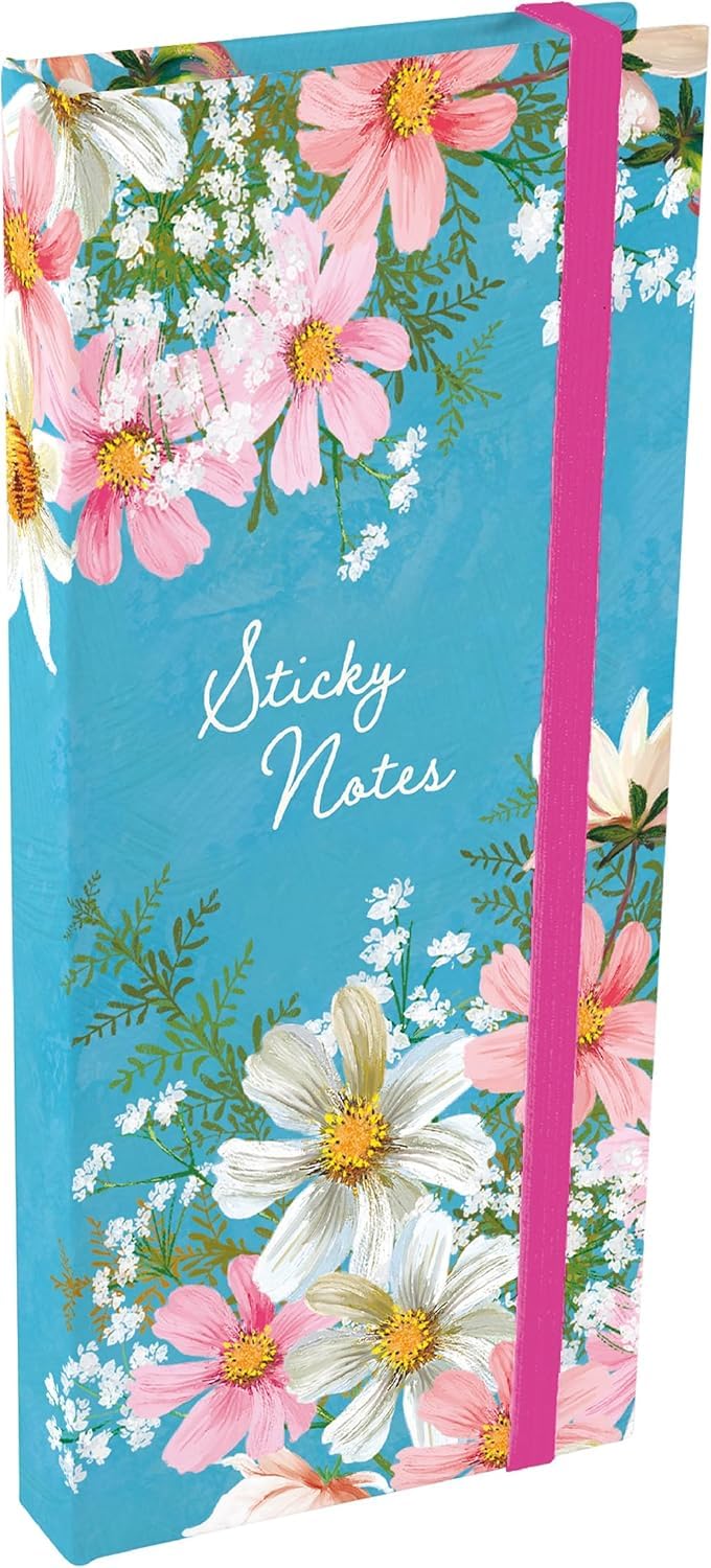 Radiance Pocket Sticky Notes Set – Compact Sticky Note Folder with Assorted Pads & Page Markers, Colourful Portable Stationery for Home, School & Office Organisation