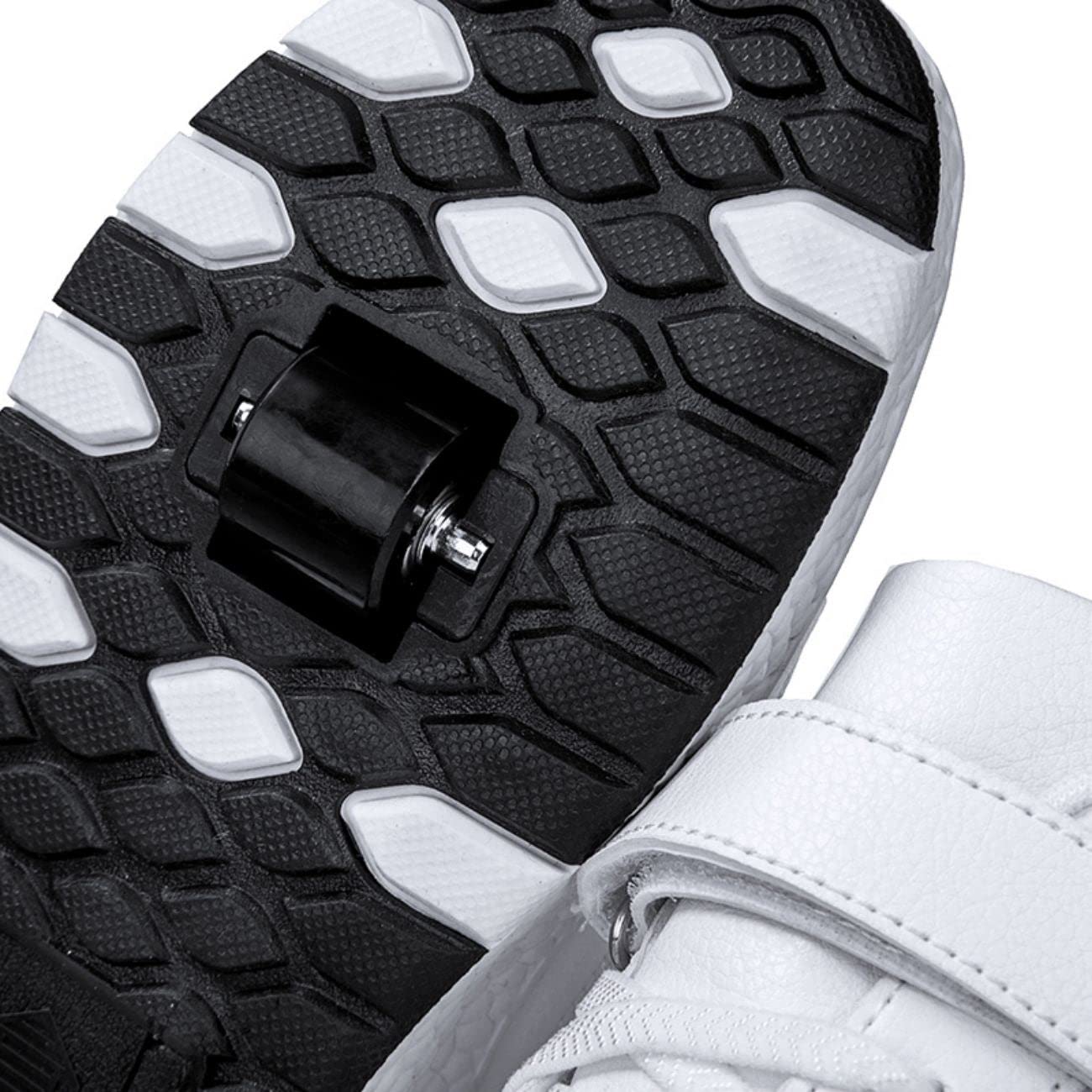 HUSKSWARE Chaussures à roulettes pour Enfant 2 en 1 avec Patins à roulettes