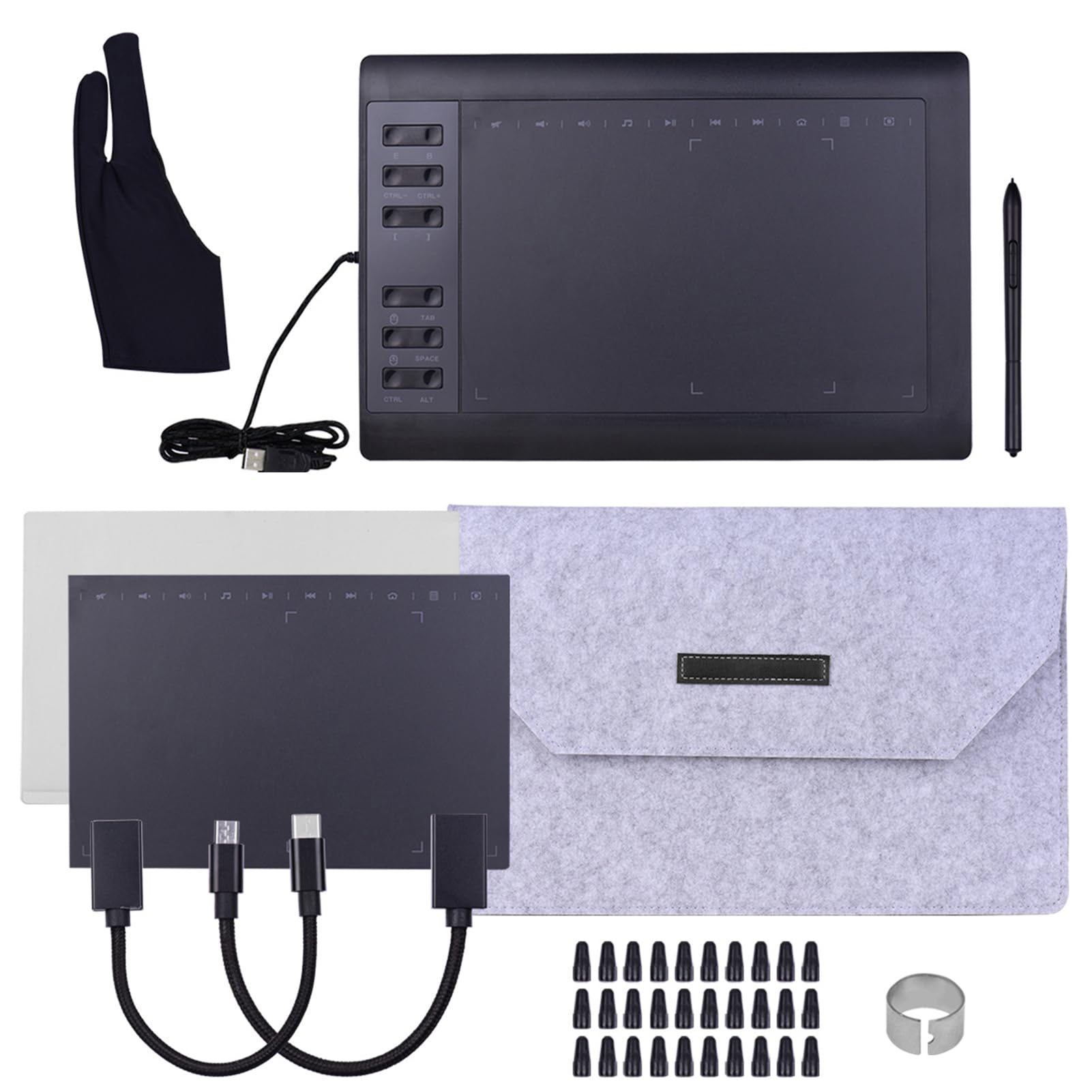 Tablet Graficzny, Tablet Graficzny Tablety Graficzne Tablet Graficzny do Rysowania Artystycznego, Projektowania Animacji, Edycji Obrazów lub Wprowadzania Pisma Odręcznego