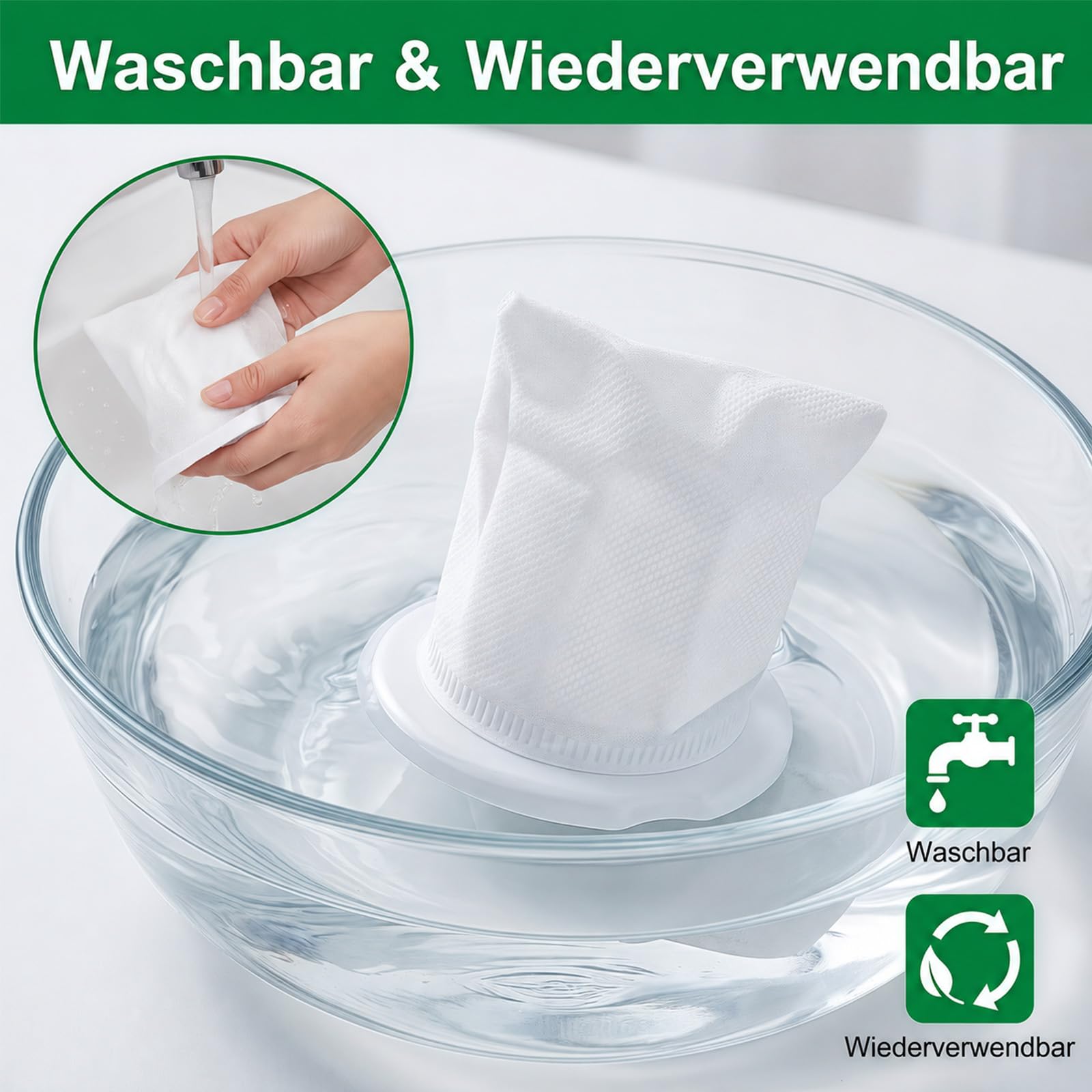 6 Stück Filter für Vorwerk Kobold VC100, Schmutzfilter Ersatzfilter mit 1 Bürste, Filter Ersatz für Vorwerk Kobold VC100 Akku Staubsauger