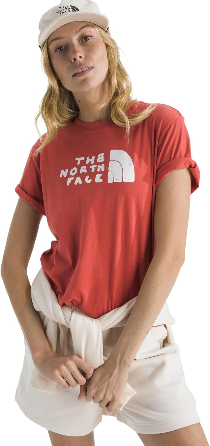 The North Face Women's Evolution Sketch Logo Half Dome Short-Sleeve Tee
