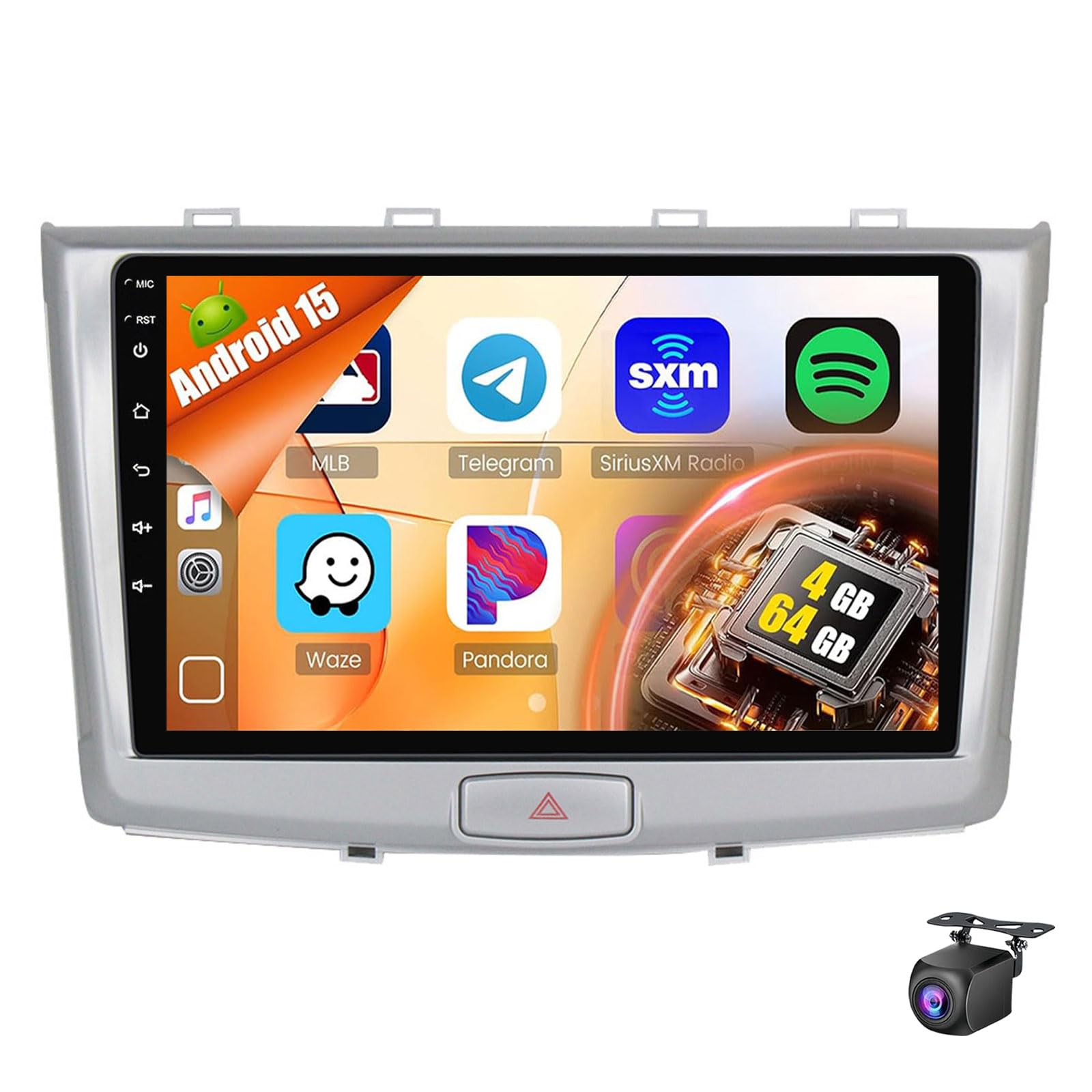 Android 15 Car Stereo For Haval H6 2016-2018 With DSP Wireless Carplay & Android Auto,9'' HD IPS Touchscreen Car Radio GPS Navigation WiFi Bluetooth FM/RDS SWC USB AHD Backup Camera(Size:8Core 8+256G)