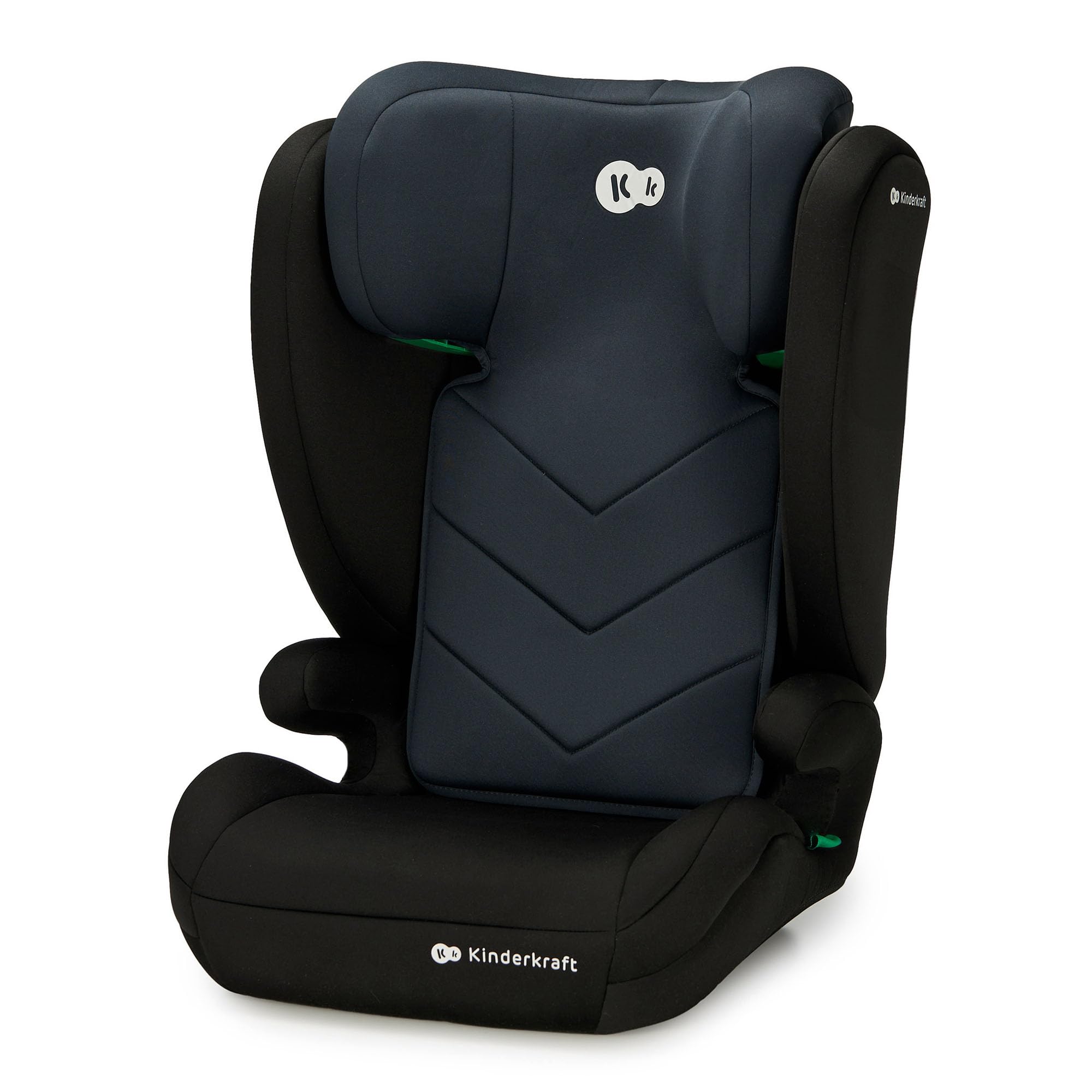 Kinderkraft I-SPARK i-Size Siège auto bébé Groupe 2/3 100-150 cm, de 3,5 à 12 ans, 15 à 36 kg, léger (4,85 kg), ceinture de sécurité à 3 points, Protection latérale, Noir