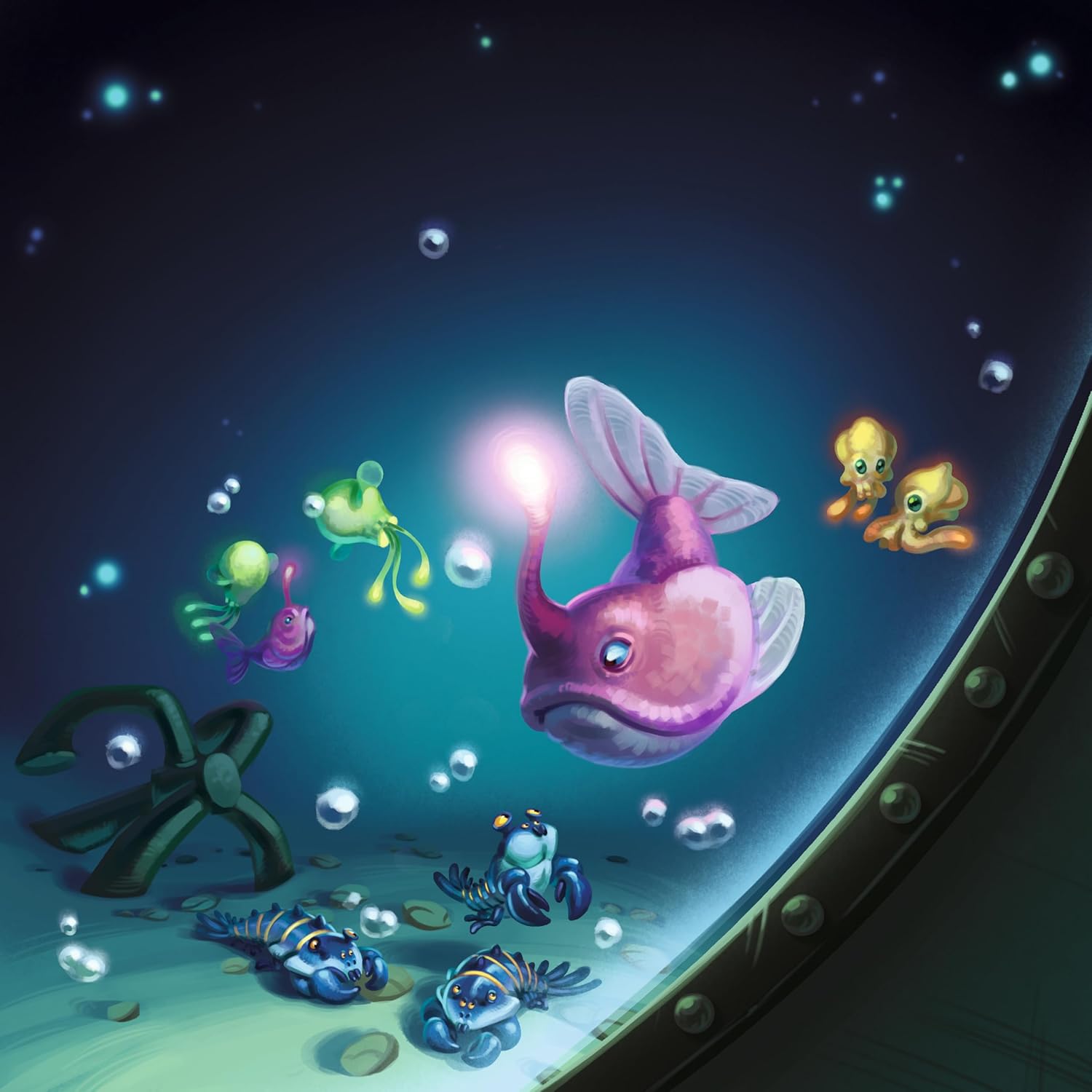 HABA Swarm Lights - Exciting Underwater Card Game with Simple Rules for Quick Fun - for Children from 7 Years - 1307017001