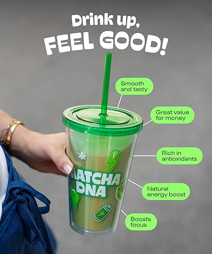 Miniatura 5 de Matcha DNA Palitos de polvo con leche matcha de coco. Caja de 7 unidades. Matcha endulzado con coco y leche en polvo. Sin azúcar. Mezcla instantánea