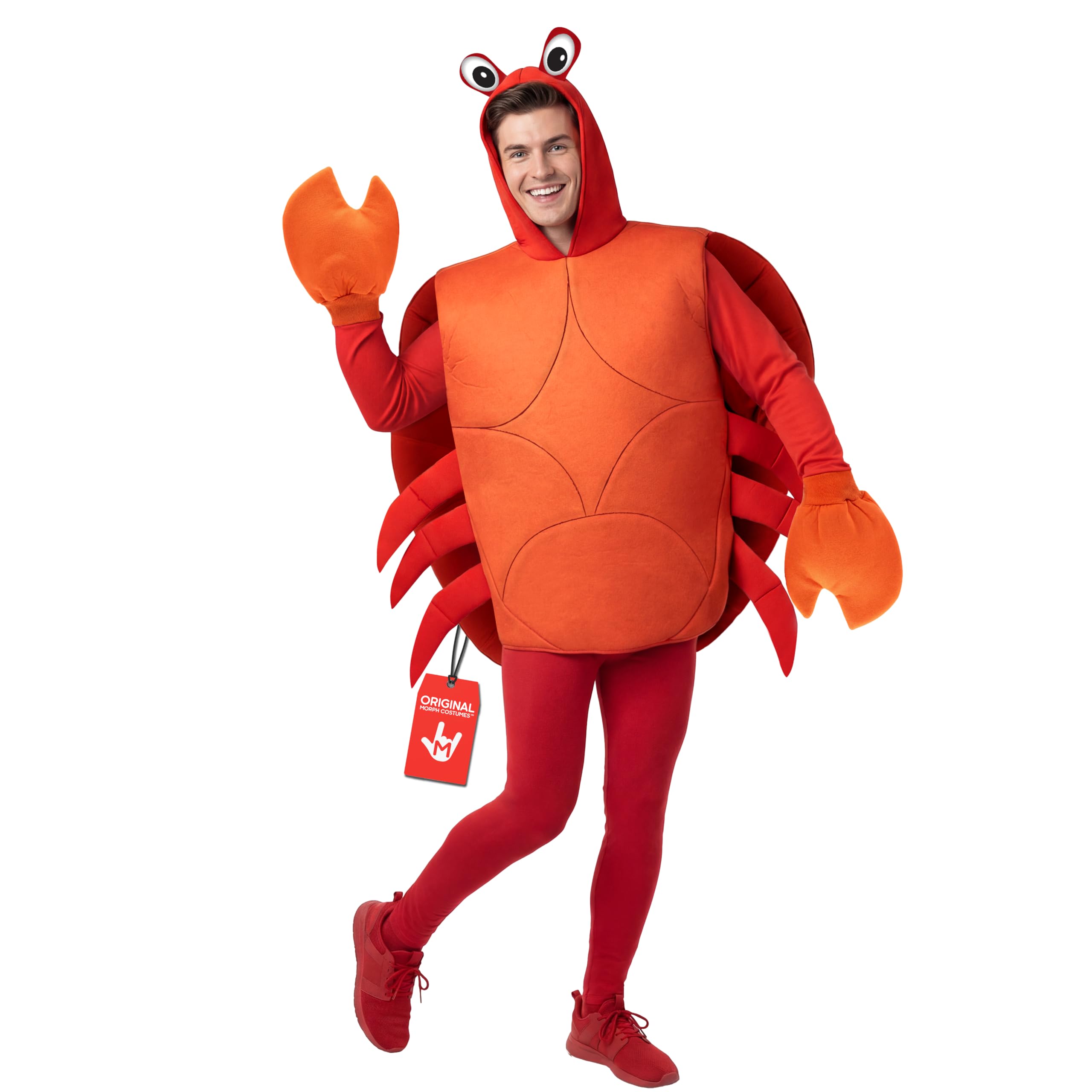 Morph Crab Costume Adult, Sea Creature, Halloween Costumes for Adults