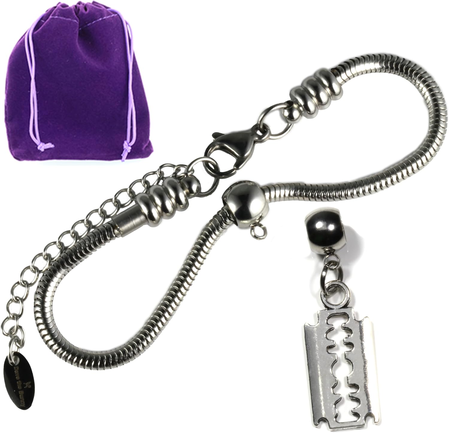 Dave The Bunny Razor Charm Jewelry