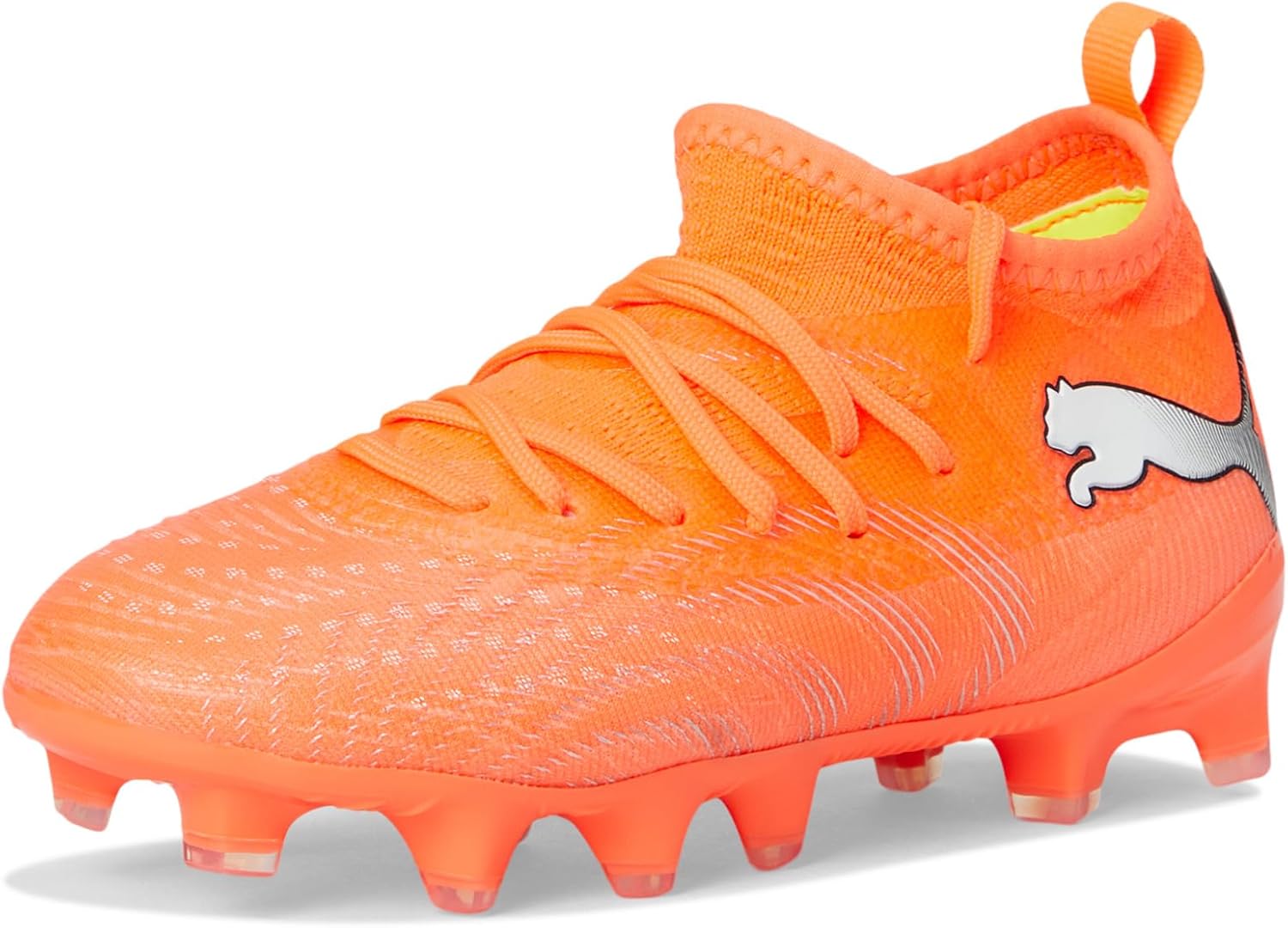 PUMA Kids Boys Future 9 Match Firm GroundArtificial Ground Soccer Cleats - Orange