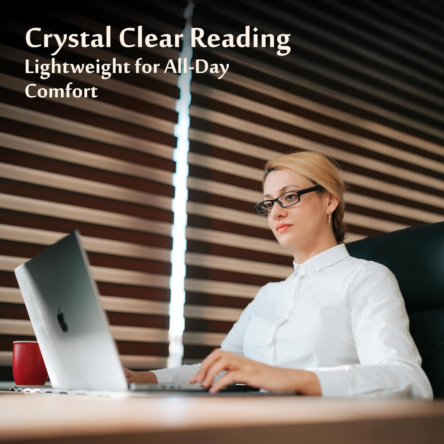 TruVision Readers Reading Glasses, Comfort Spring Hinges for Men and Women, 9501HP - Image 7