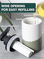 Vista 2 de BosilunLife Automatic Soap Dispenser Ceramic Hand Free Soap Dispenser with Waterproof Pump Rechargeable Smart Electric Soap Lotion Dispenser