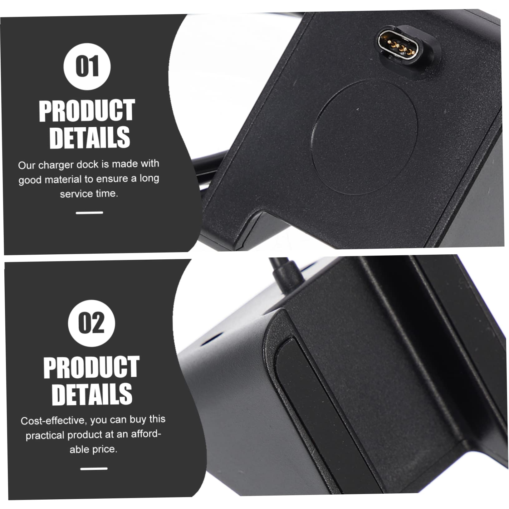 Hemobllo 4pièces Station De Charge Pour Montres Connectées Chargeur Compatible Support De Bureau Léger Et Portable Charge Rapide Et Sûre Pour Montre De Sport