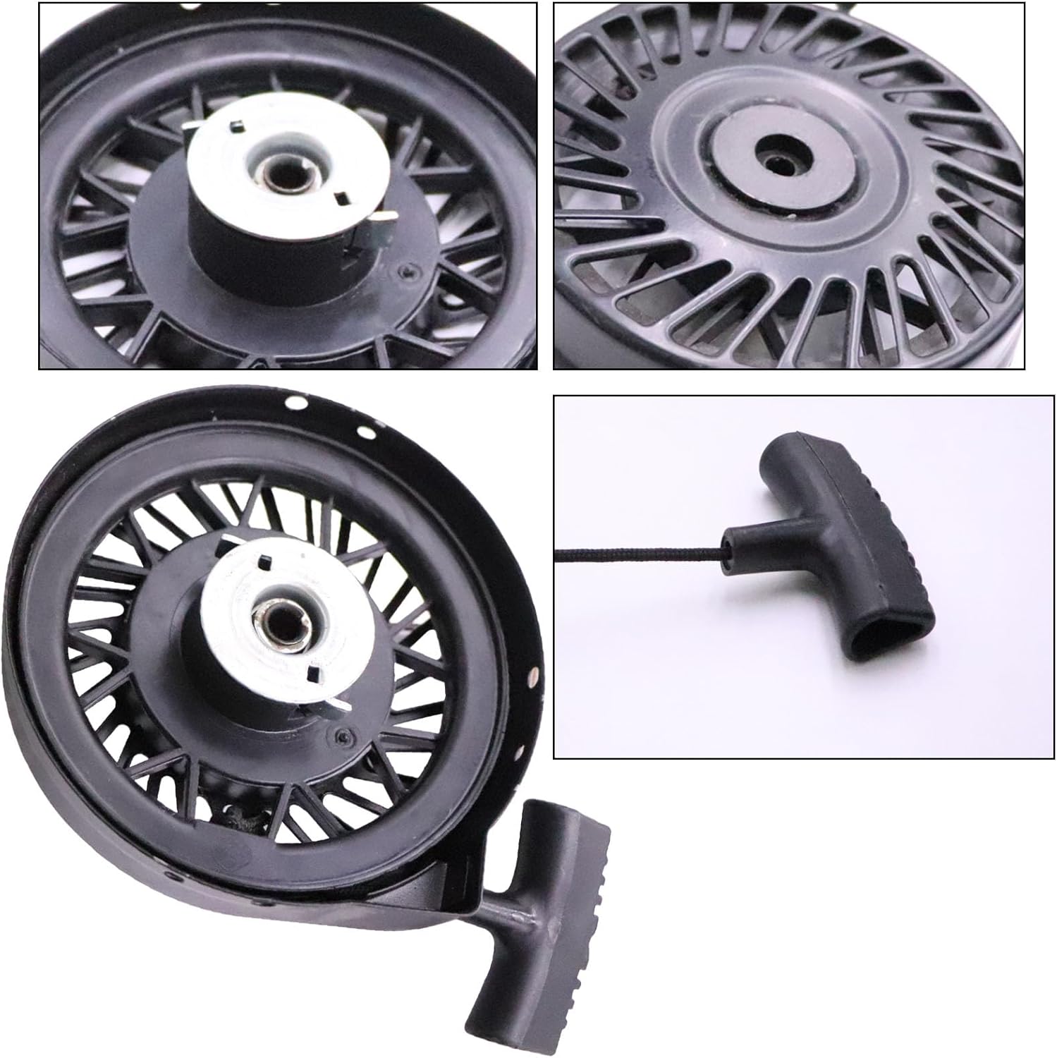 DVBB 590742 Recoil Starter Compatible with Tecumseh 590732A 590737 590763 590785 590787 590694 590707 LEV100 LEV115 LEV120 LEV195 Craftsman Toro Lawn Mower