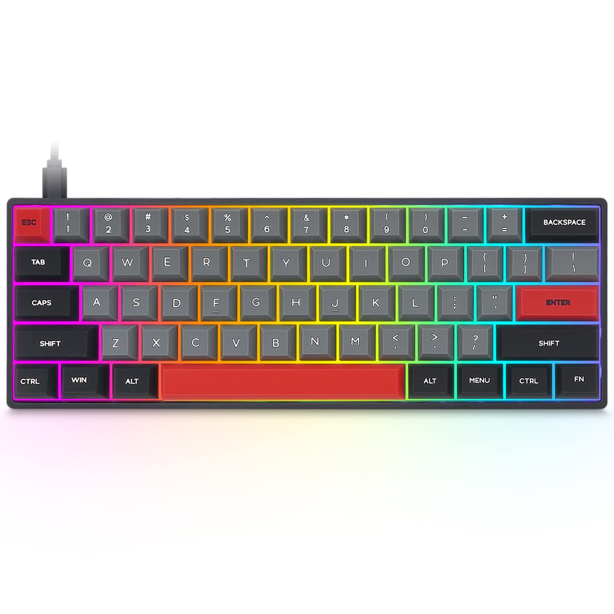 Buy Guffercty kred GK61 60 Mechanical Keyboard 60 Percent Custom Hot