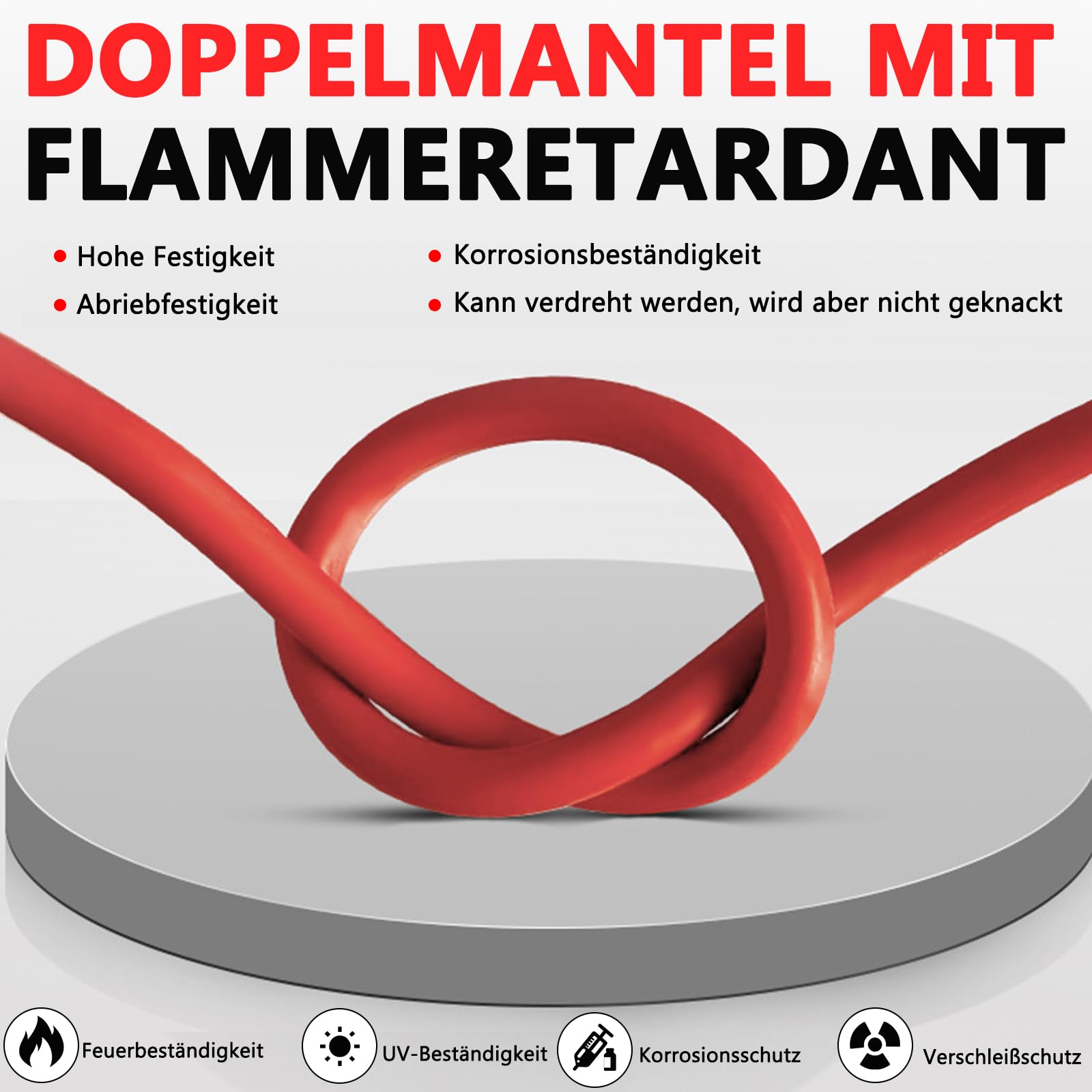 Oududianzi Solarkabel 4mm2/6mm2, Solarkabel Verlängerung 1/2/3/5/8/10/15/20/30m, Photovoltaik Kabel 20m, PV Kabel 4mm2 mit Solarstecker, Verlängerungskabel Balkonkraftwerk für Solarpanel(2x20m 4mm²)