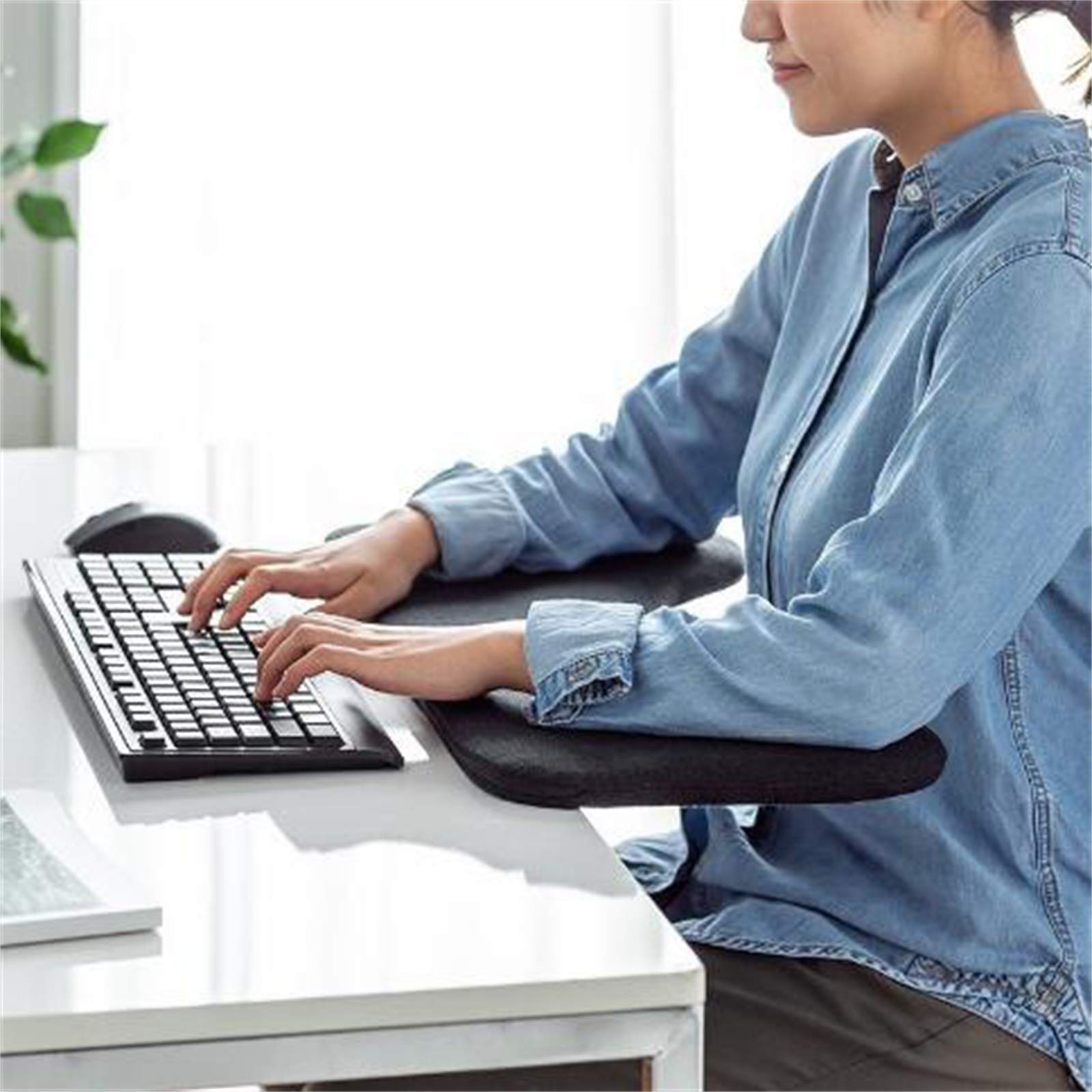 Clavier Repose-Poignet Pad Et Souris Support Repose-Poignet Ergonomique, Kit De Repose-Poignets pour Souris/Clavier Anti-dérapant Accessoires pour Ordinateur Et Ordinateur Portable
