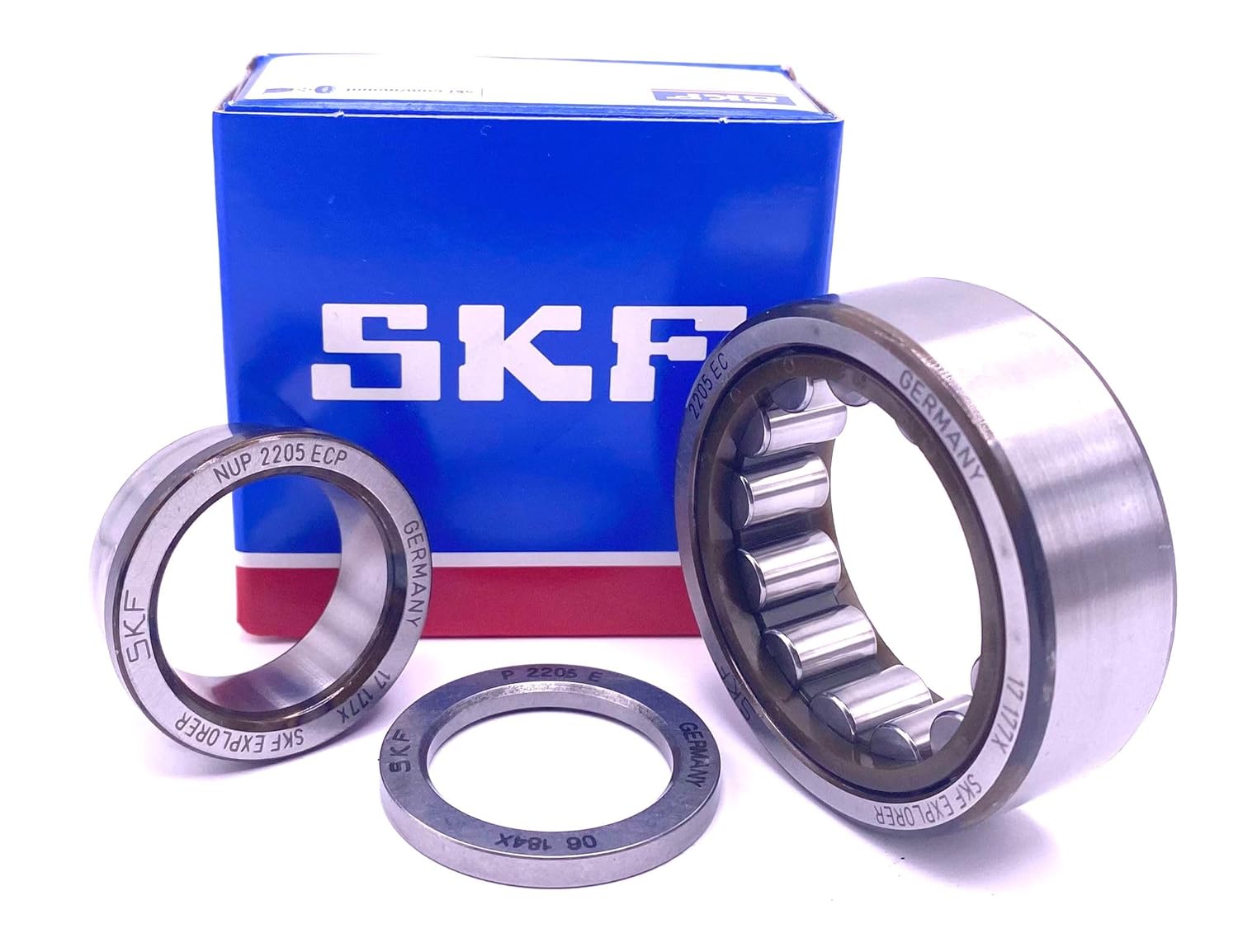 SKF Germany Nup 2205 ECP Cylindrical Roller Bearing NUP2205 ECP 25x52x18 mm